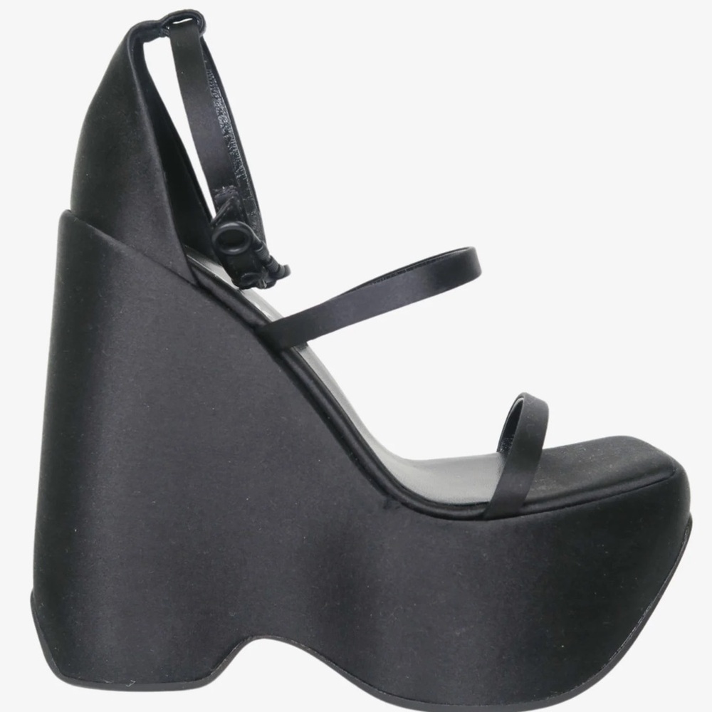 Versace Medusa Insignia Satin Sandals